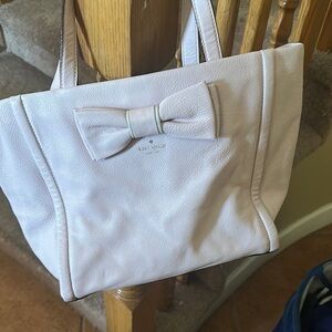 Kate Spade Cream Bow Tote Bag
